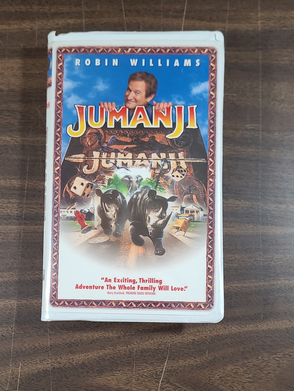 Jumanji Movie VHS Movie in Clamshell Robin Williams
